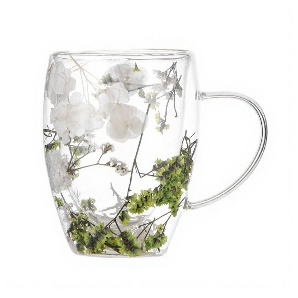 Espresso Shot Glass - 350ML Double Wall Glass Coffee Mug