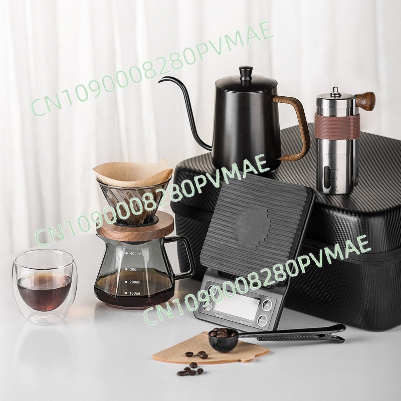 Coffee Equipment Pour Over - Hand pour-over coffee set outdoor camping