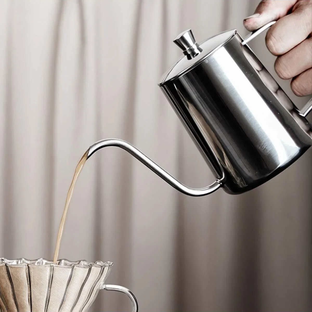 Stainless Steel Pour-over Coff - Coffee Equipment Pour Over ulasan dan harga