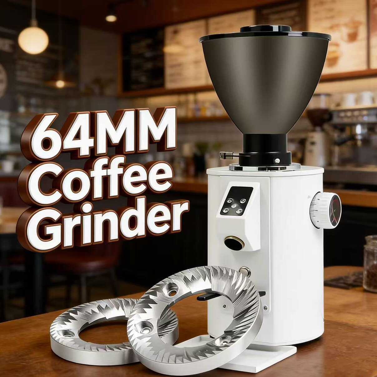 64mm Flat Burr Commercial Espr - Coffee Grinder Burr Flat ulasan dan harga