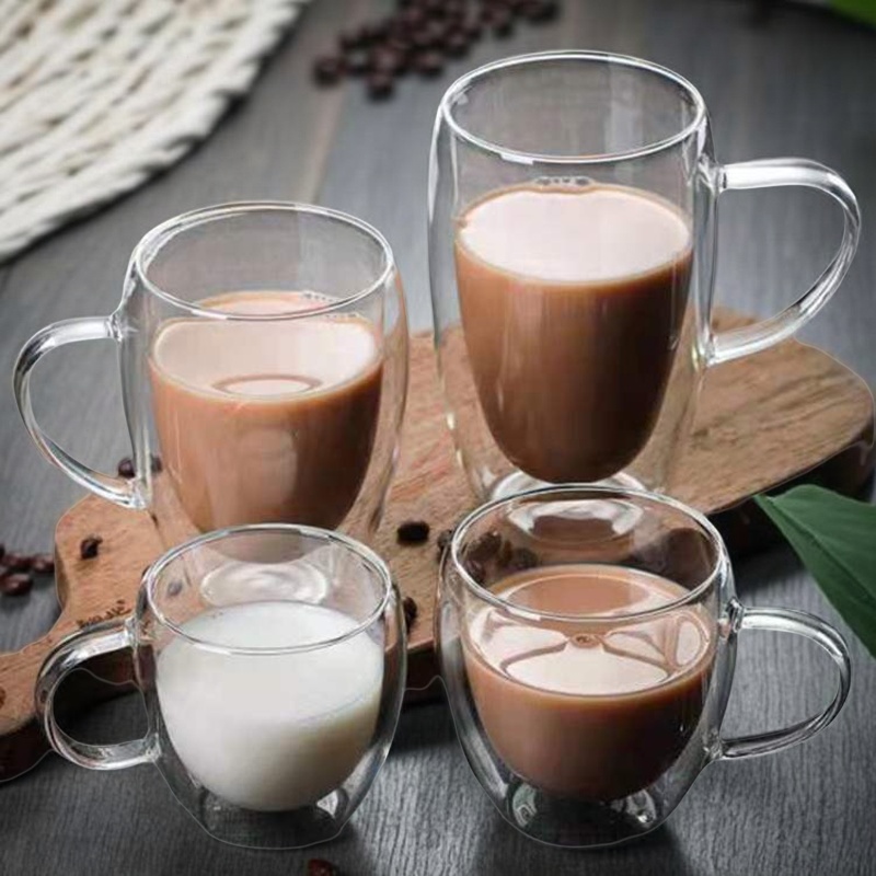 150/250/350/450ml Double Wall  - Espresso Shot Glass ulasan dan harga