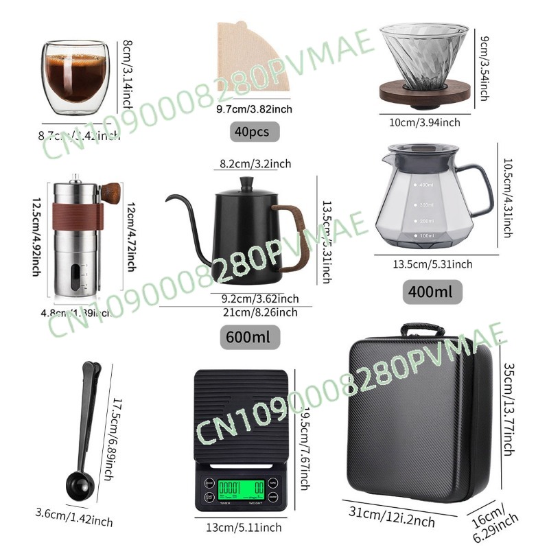 Hand pour-over coffee set outd - Coffee Equipment Pour Over ulasan dan harga