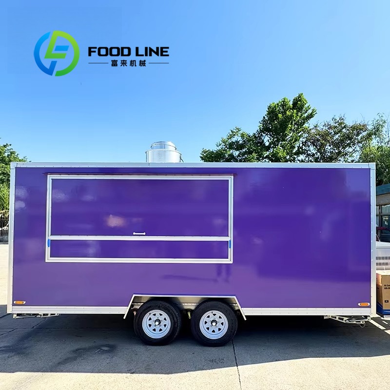 Custom Mobile Food Cart Traile - Coffee Van Equipment ulasan dan harga
