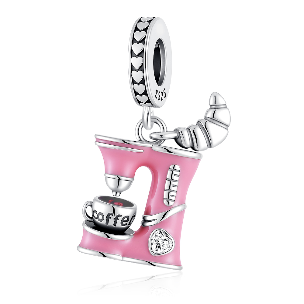925 Silver drink series Charm  - Espresso Shot Glass ulasan dan harga