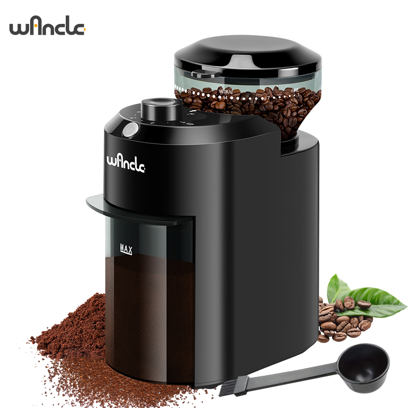 Wancle Automatic Burr Mill Cof - Coffee Grinder Burr Flat ulasan dan harga