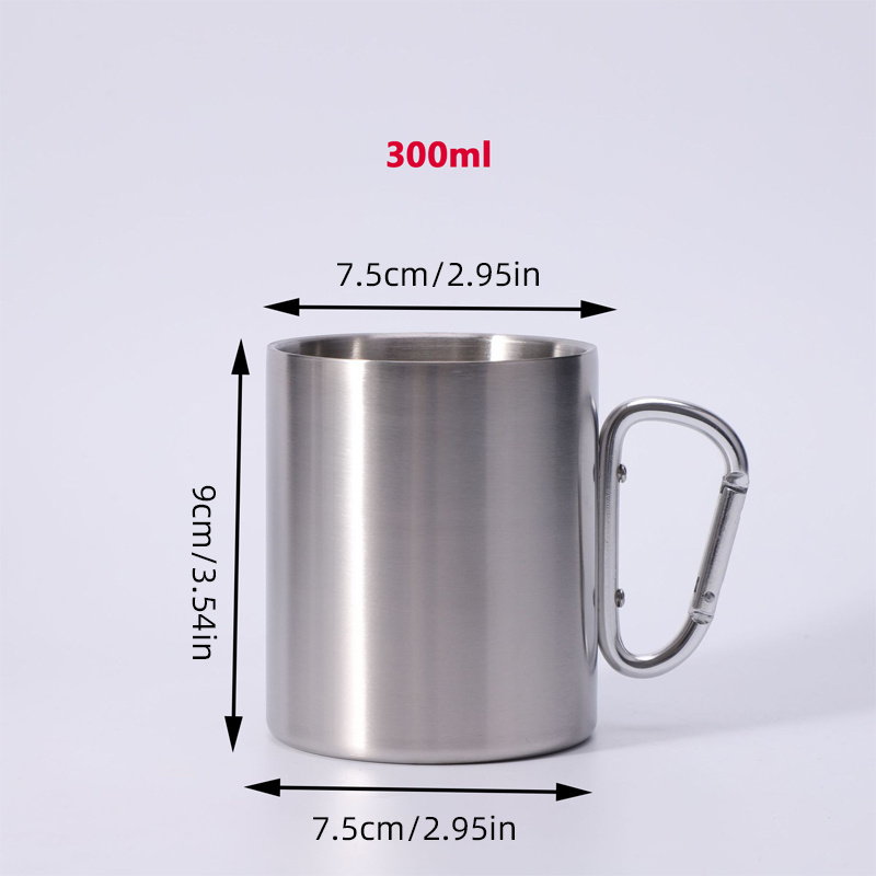 Stainless Steel Camping Mug wi - Coffee Equipment For Camping ulasan dan harga