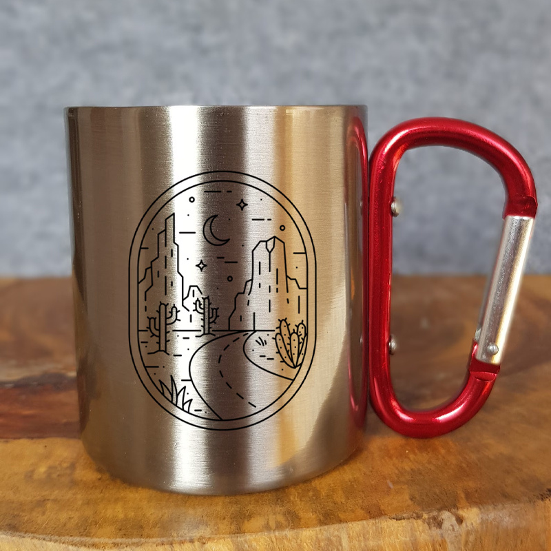 Stainless Steel Camping Mug wi - Coffee Equipment For Camping ulasan dan harga