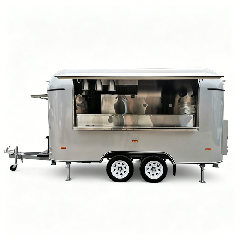 Food Cart Mobile Trailer Custo - Coffee Van Equipment ulasan dan harga