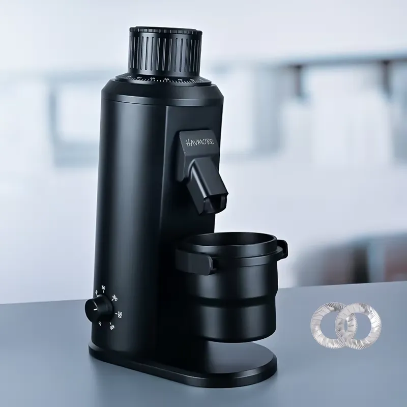 HAVMORE Automatic Stainless St - Coffee Grinder Burr Flat ulasan dan harga