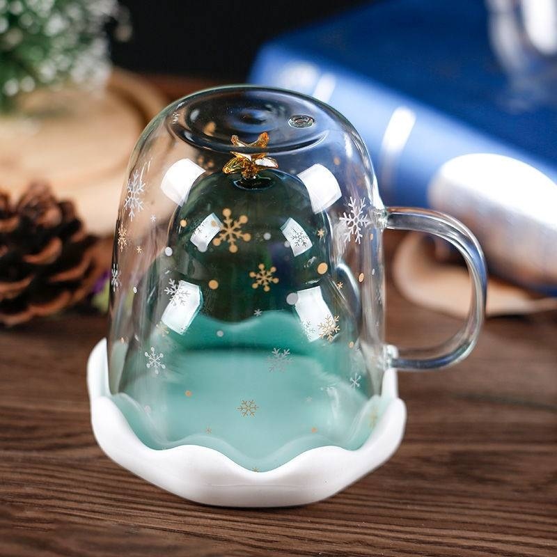 Christmas Tree Cup Transparent - Espresso Shot Glass ulasan dan harga