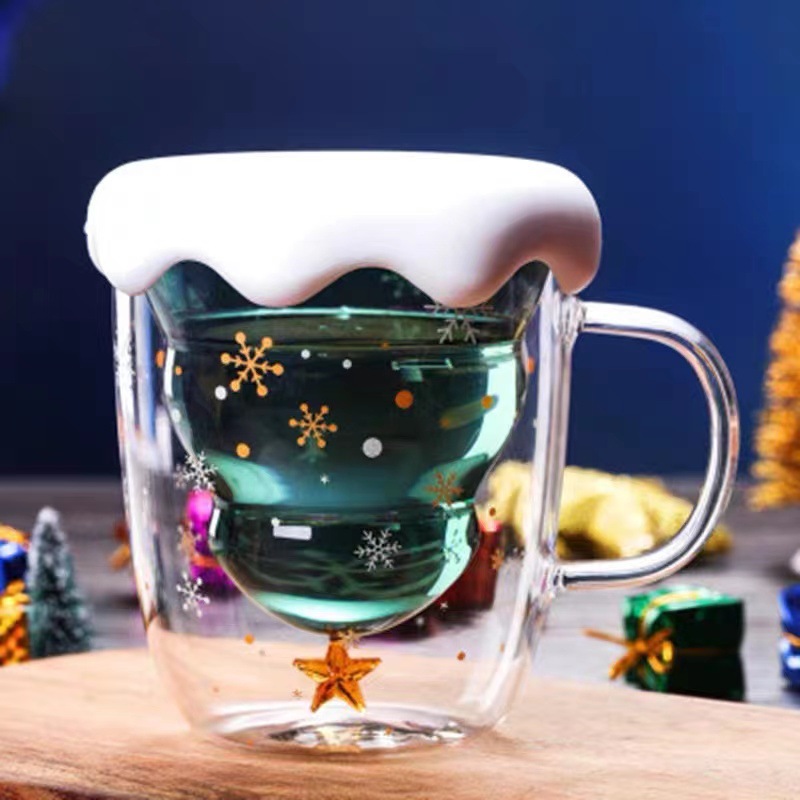 Christmas Tree Cup Transparent - Espresso Shot Glass ulasan dan harga