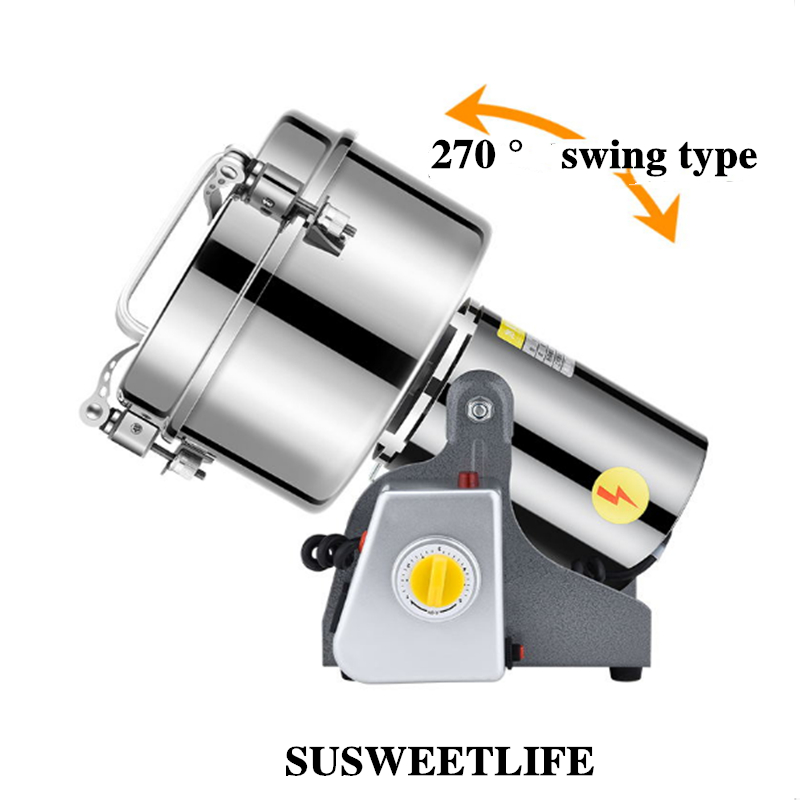 2500G Stainless Steel Food Gri - Coffee Grinder Burr Flat ulasan dan harga